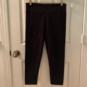 J Crew black crop leggings SIZE: Medium in EUC
